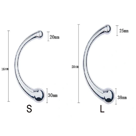Double Ended 5858 Stainless Steel Elegant Anal Hook 0803